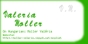 valeria moller business card